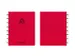 Schrift Adoc Business A5 lijn 144 pagina's 90gr rood