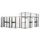 opzetelement v. middenpaal,v. scheidingswandsysteem,H 750mm,RAL5002