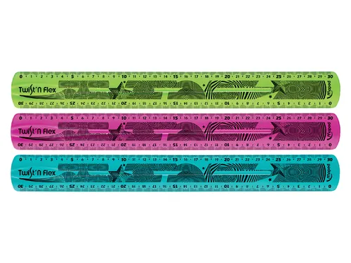 Liniaal Maped Twist 'n Flex 30cm assorti