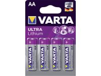 Batterij Varta Ultra Lithium 4x AA