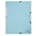 Elastomap Exacompta Aquarel A4 3 kleppen 400gr glanskarton blauw