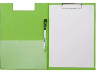Klembordmap MAUL A4 staand met penlus PVC neon groen - 2