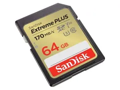 Extreme PLUS 64GB SDHC Memory Card 80MB/