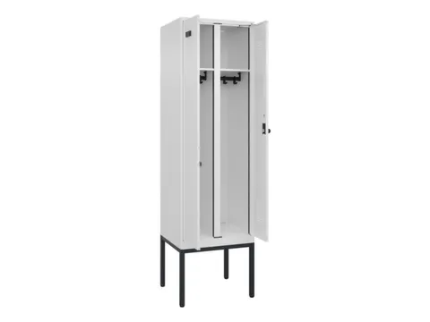 locker voor scheiding van kleding,HxBxD 2120x600x500mm,2vak