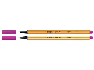 Fineliner STABILO point 88/56 roze rood 0.4mm - 1