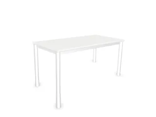 In hoogte verstelbaar bureau,HxBxD 720-840x1200x600mm,Bl-wit - 2