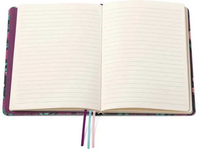 Carnet de notes Tropical Floral ligné 15x20cm