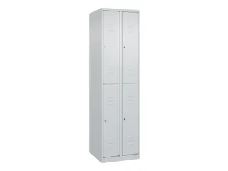 dubbeldekse locker,HxBxD 1850x500x500mm,2x2vak.,vak B 250mm - 1