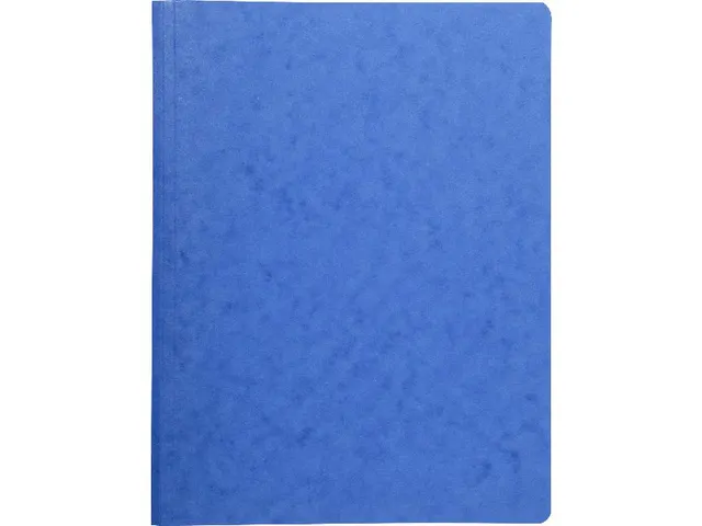 Map met springveer glanskarton 425gm² A4 Blauw