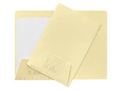 Dossiermap Djois folio 1 klep 160gr lichtgeel