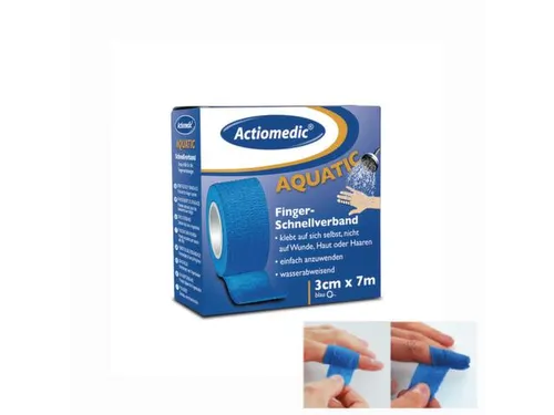 Snelverband Waterafstotend Elastisch Lb 7mx30mm Blauw
