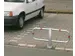 Barrière de parking rabattable acier lxH utiles 950x450mm à sceller
