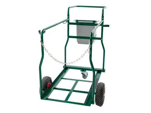 Containerkar voor 2x 120 Liter Container Groen