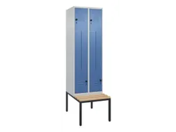 Z-garderobekast,HxBxD 2120x600x815mm,2vak,vak B 300mm,draaigrendel