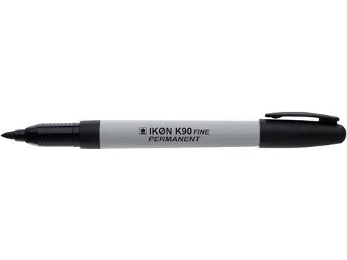 Permanent Marker Met Fijne Harde Punt, Zwart