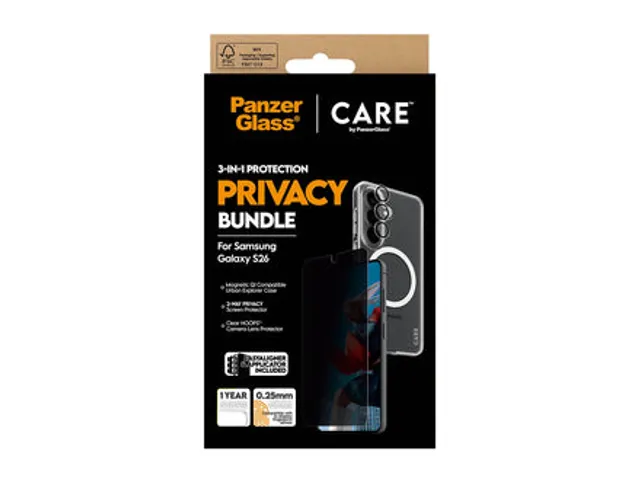 PanzerGlass CR67643, Hoes, Samsung, Galaxy S26, 16 cm (6.3 inch), Zwar