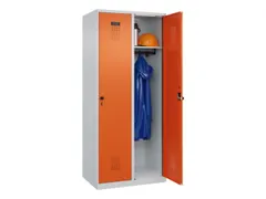 locker,HxBxD 1850x800x500mm,2vak,vak B 400mm,draaigrendel