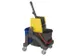 dweilwagen,emmer 1x17l/1x6l ROOD/BLAUW,frame kunststof,4zwenkwielen