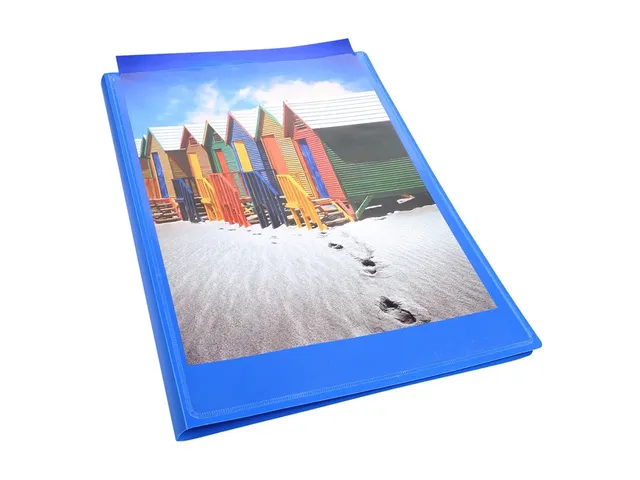 Showalbum A4 Blauw Kreacover 60 tassen