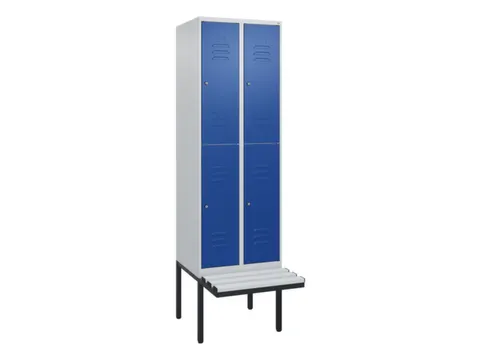 Dubbeldekse dekenkist,HxBxD 2120x600x815mm,2x2vak.,vak B 300mm