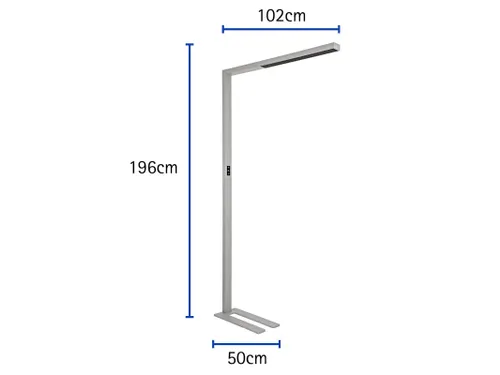 Vloerlamp LED MAULsirius colour Zilver vario sensor dimbaar voet