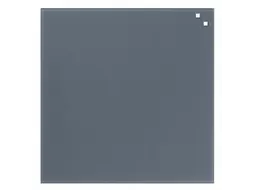 Glasmagneetbord Naga 45x45cm grijs