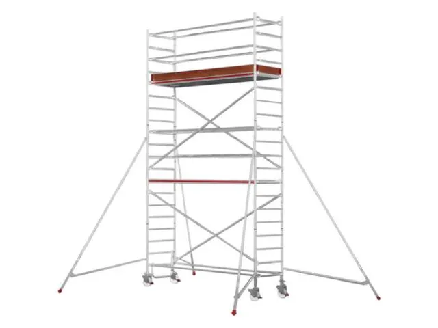 rolsteiger,reik H 6,4m,steiger H 5,64m,2platform(s),m. luik