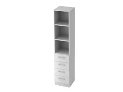 combikast,HxBxD 2004x406x420mm,3ordnerhoogte stelling,4lade(n)