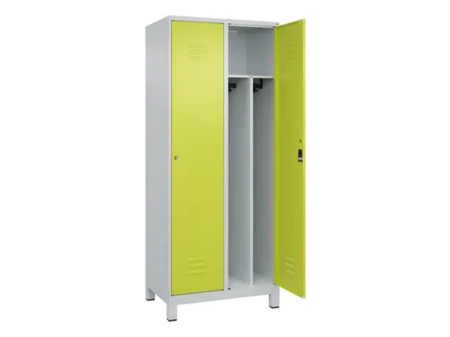 locker voor scheiding van kleding,HxBxD 1950x800x500mm,2vak