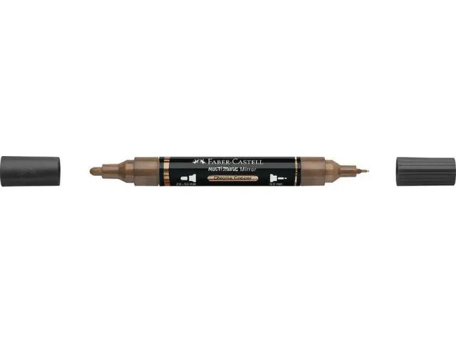 Marqueur Chrome Faber-Castell Multimark 552 chrome cuivre