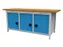 werkbank,HxBxD 860x2000x750mm,onderstel RAL3020,fronten RAL3003