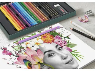 Tekenset Faber-Castell Polychromos en Pitt Grafiet Mat 23-delig - 6