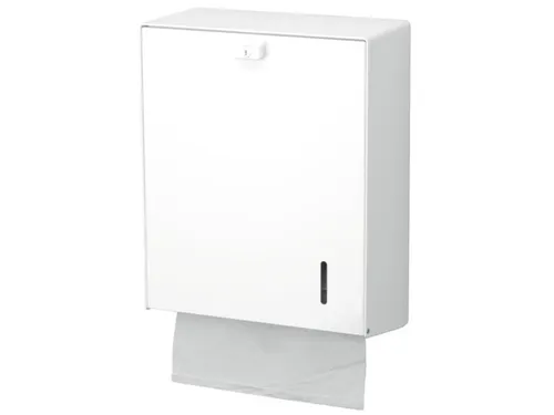 Handdoek Dispenser midi aluminium wit HS 31 P ingo-man versie