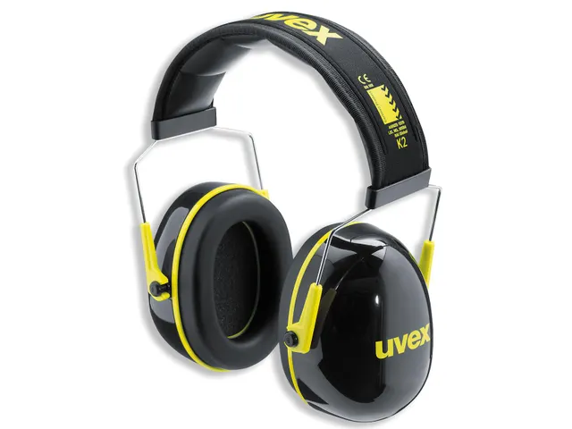 uvex K2 2600-002 gehoorkap met hoofdband