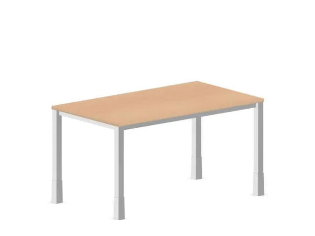 In hoogte verstelbaar bureau,HxBxD 720-840x1400x800mm,NE-esdoorn