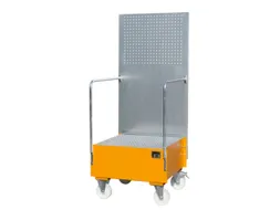 Verrijdbare Opvangbak,V. 1X200L Vat,Opvangvol. 203L