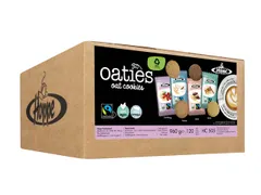 Haverkoek Hoppe Oaties fairtrade koekjesmix 120 stuks