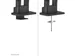 Neomounts NEXT One DS70S-950BL2 Support à fixer pour écran double 17