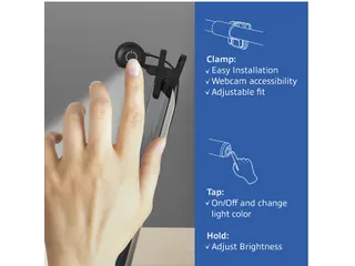 Laptop lamp ACT Clip-on led dimbaar USB - 7