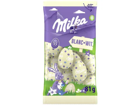 oeufs de Pâques, 81 g, blanc