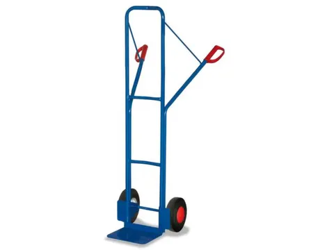 Steekwagen Staal Kratten 250kg Hxb 1600x550mm Massief Rubber Banden