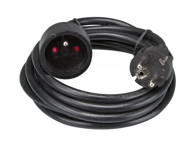 Verlengkabel 3 Meter Zwart 3G1.5 Penaarde