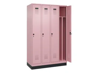 locker voor scheiding van kleding,HxBxD 1950x1200x500mm,4vak - 1