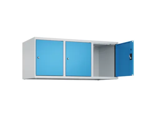 opzetkast,v. locker,3vak.,vak B 400mm,HxBxD 500x1200x500mm