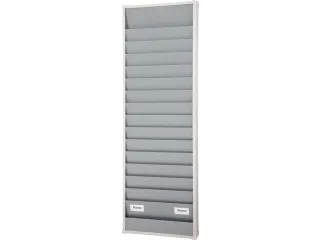 Werkplaats-/Opdrachtplanner Kunststof Profiel 1750x554mm 15 Rijen - 7