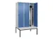 locker voor scheiding van kleding,HxBxD 2120x1200x815mm,3vak