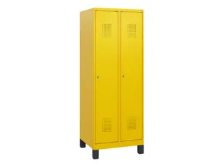 schoollocker,HxBxD 1630x600x500mm,2vak,vak B 300mm,cil.-slot,voeten - 2