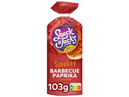 Rijstwafel Snack-a-Jacks BBQ paprika pak 103 gram