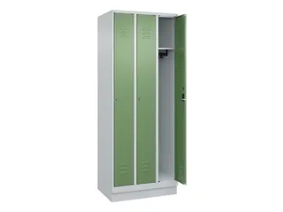 locker,HxBxD 1950x750x500mm,3vak,vak B 250mm,cil.-slot,sokkel - 2
