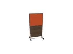 scheidingswand,HxB 1545x800mm,NV bruin hickory,BN3012-oranje
